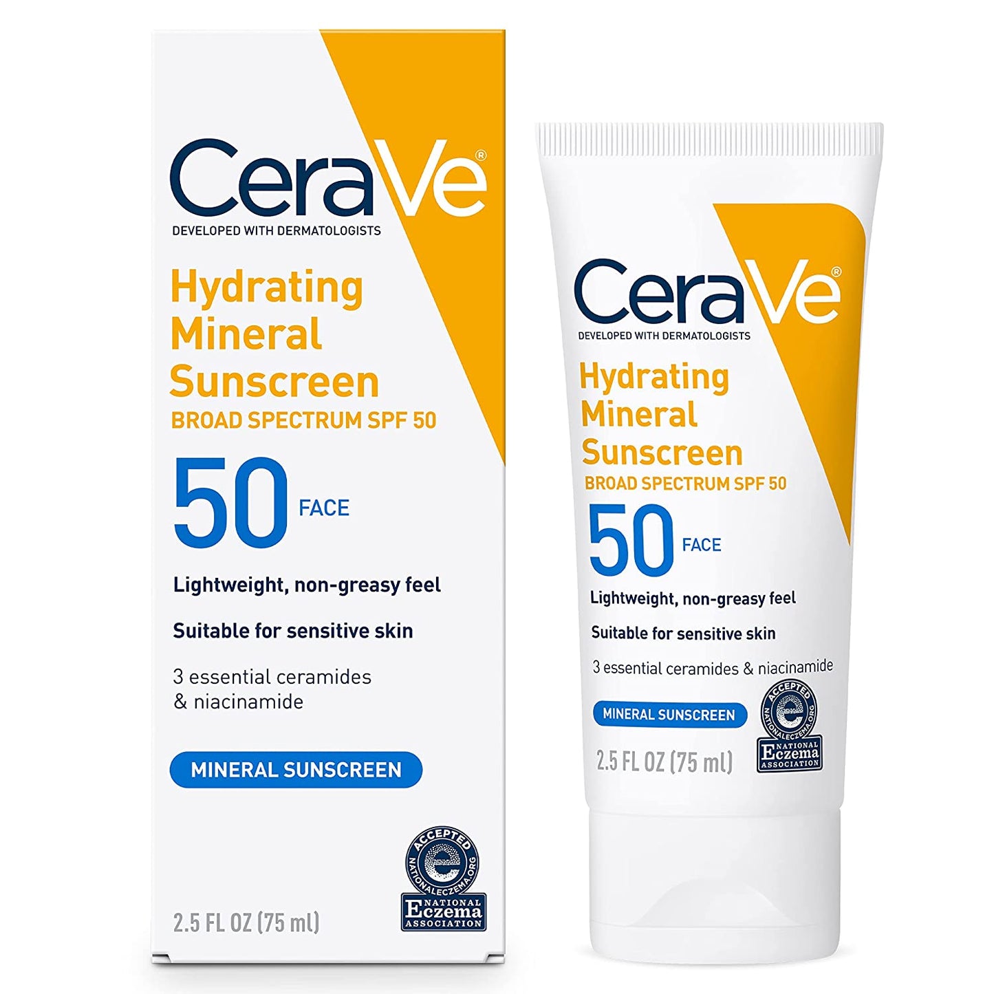 Hydrating Mineral Sunscreen SPF 50 Face Lotion